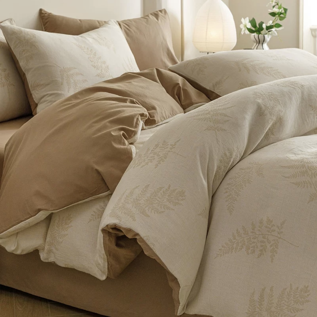 Leaf Reversible Pure Cotton Complete Sets