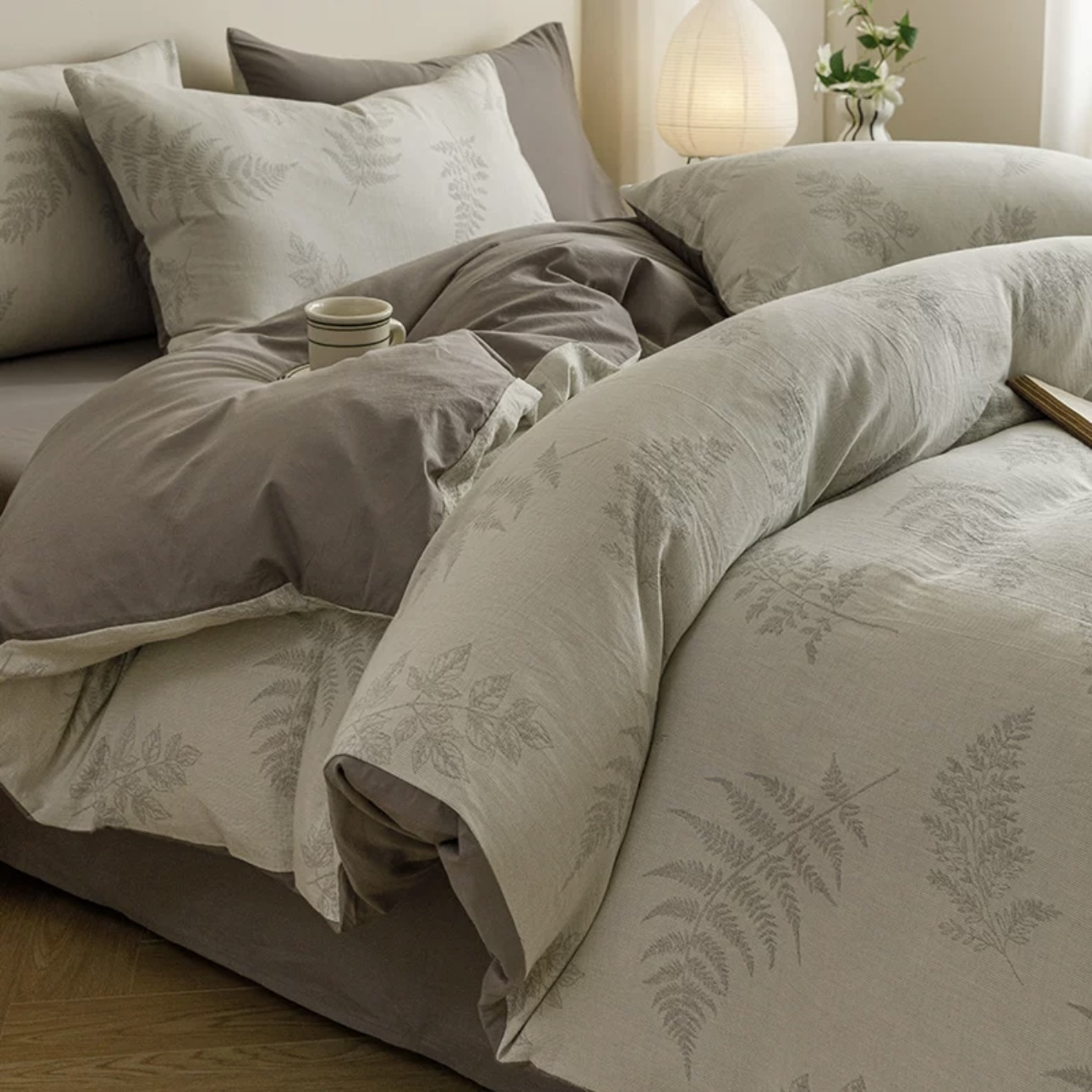 Leaf Reversible Pure Cotton Complete Sets