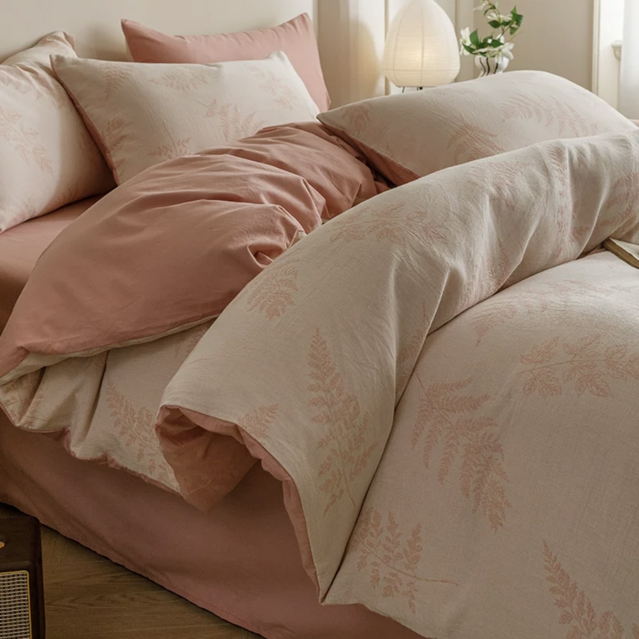 Leaf Reversible Pure Cotton Complete Sets