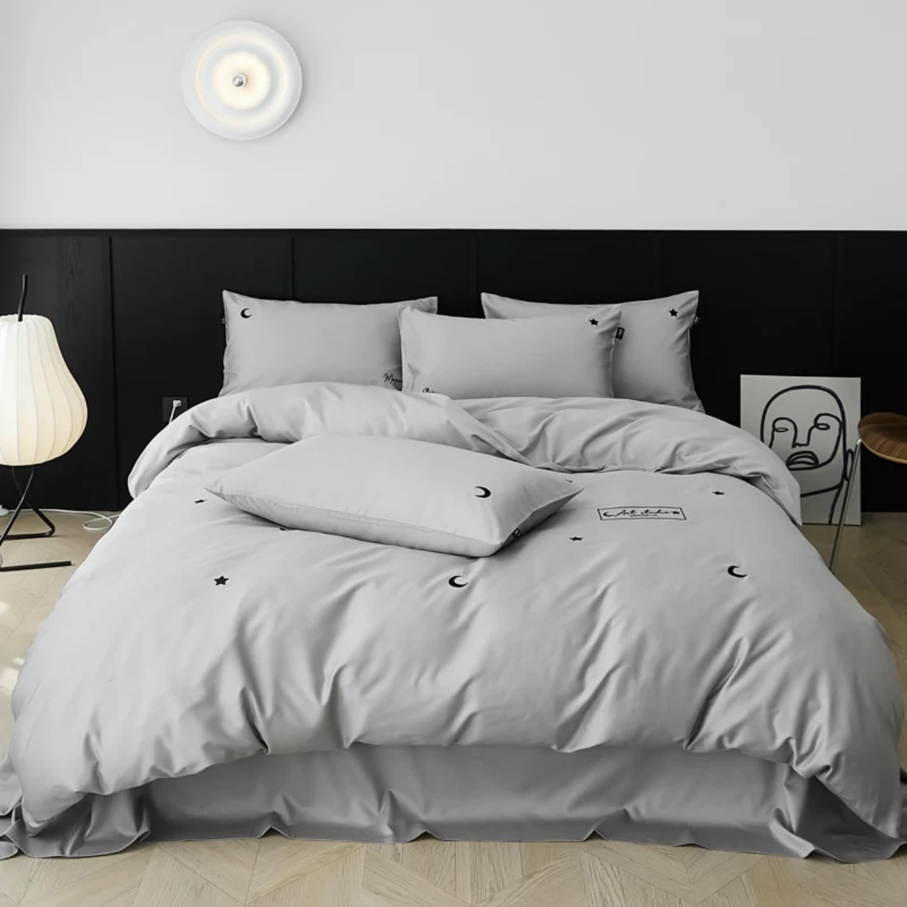 Cooling Cotton Embroidered Complete Sets