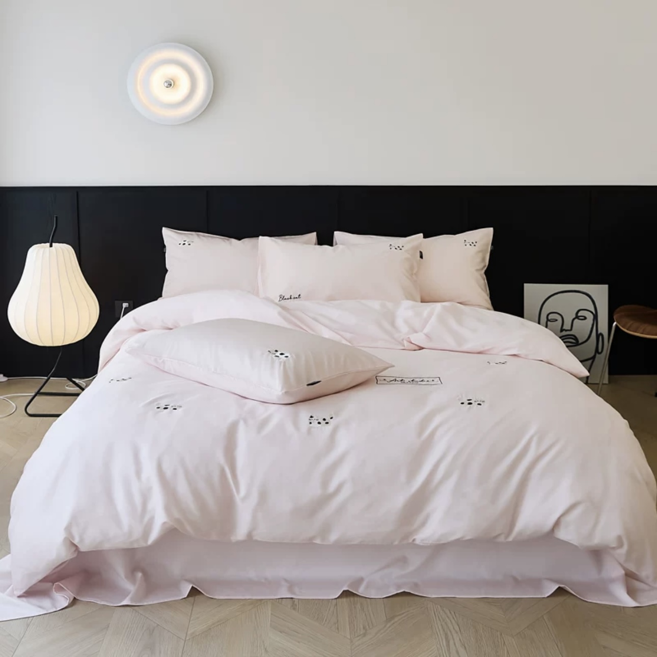 Cooling Cotton Embroidered Complete Sets