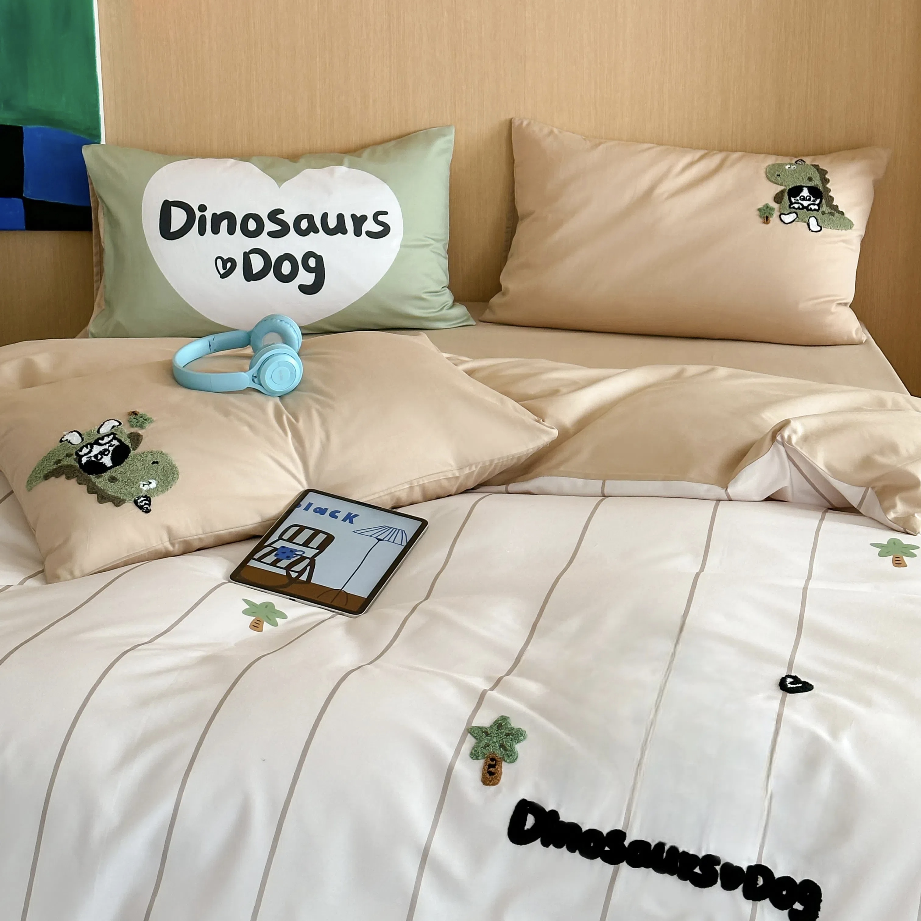 Dinosaurs Pattern Pure Cotton Complete Sets
