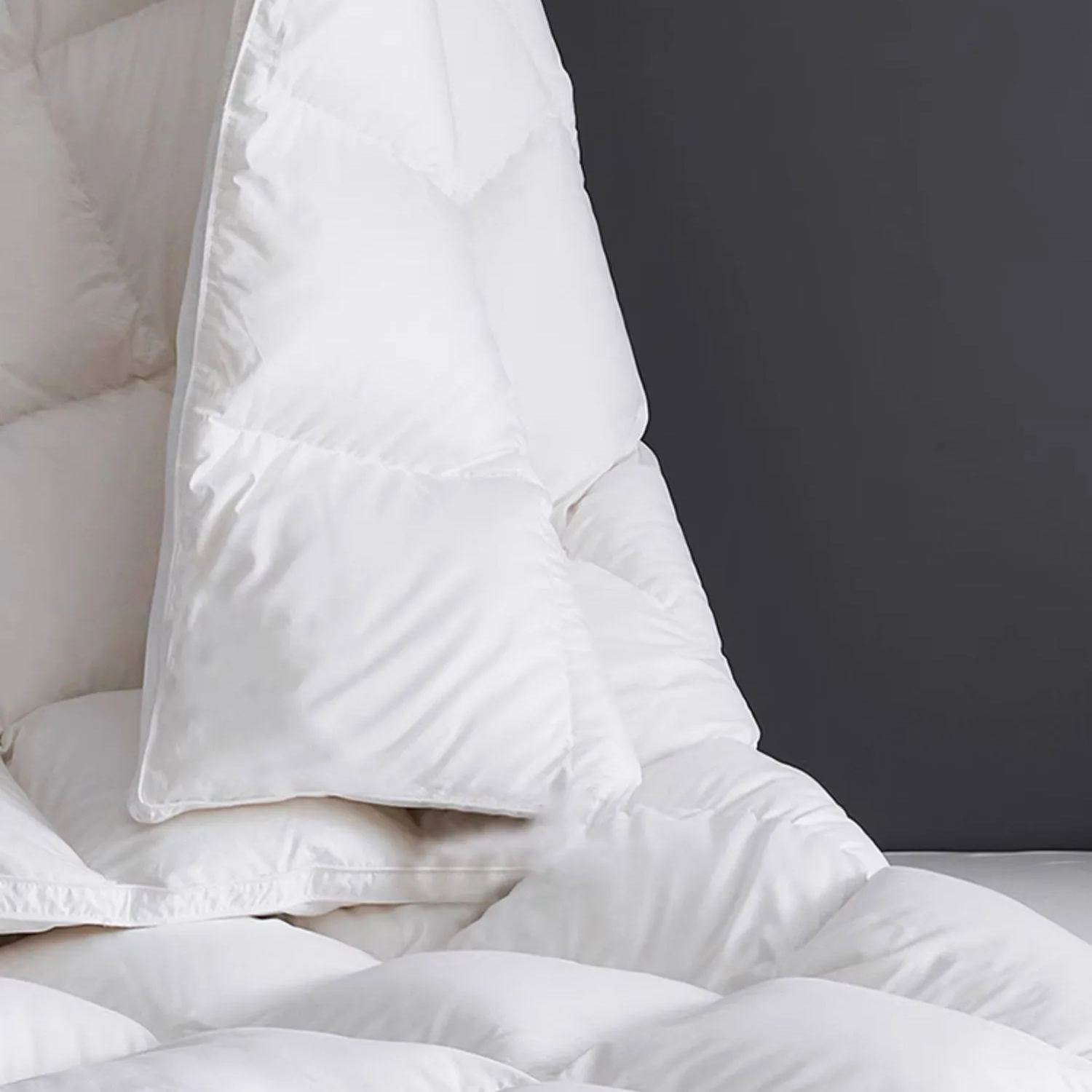 100% Duck Down Duvet, 10.5 Tog, White