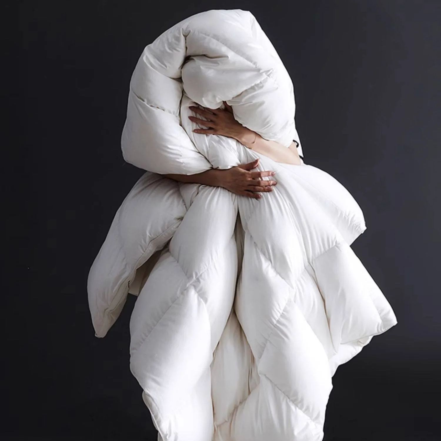 100% Duck Down Duvet, 10.5 Tog, White