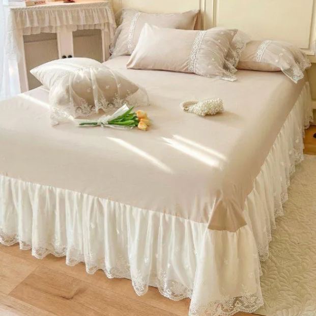 Luxury Romantic Lace Pure Cotton Complete Sets