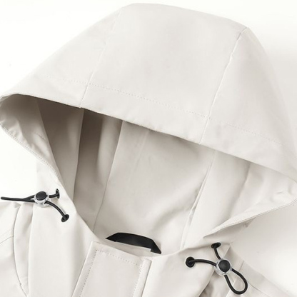 Men's loose casual short hooded mountaineering jacket