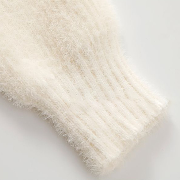 Men's casual round neck knitted long-sleeved sweater