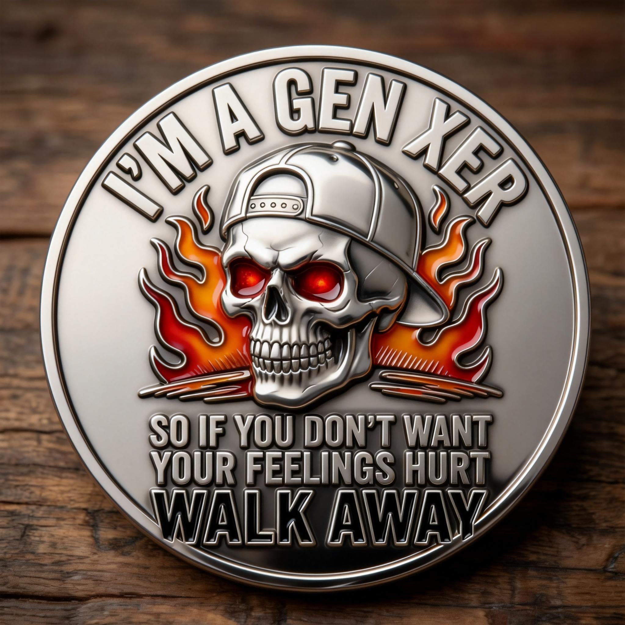 🏆Flash Sale 60% OFF - GEN X Commemorative Coin - The Badass Generation