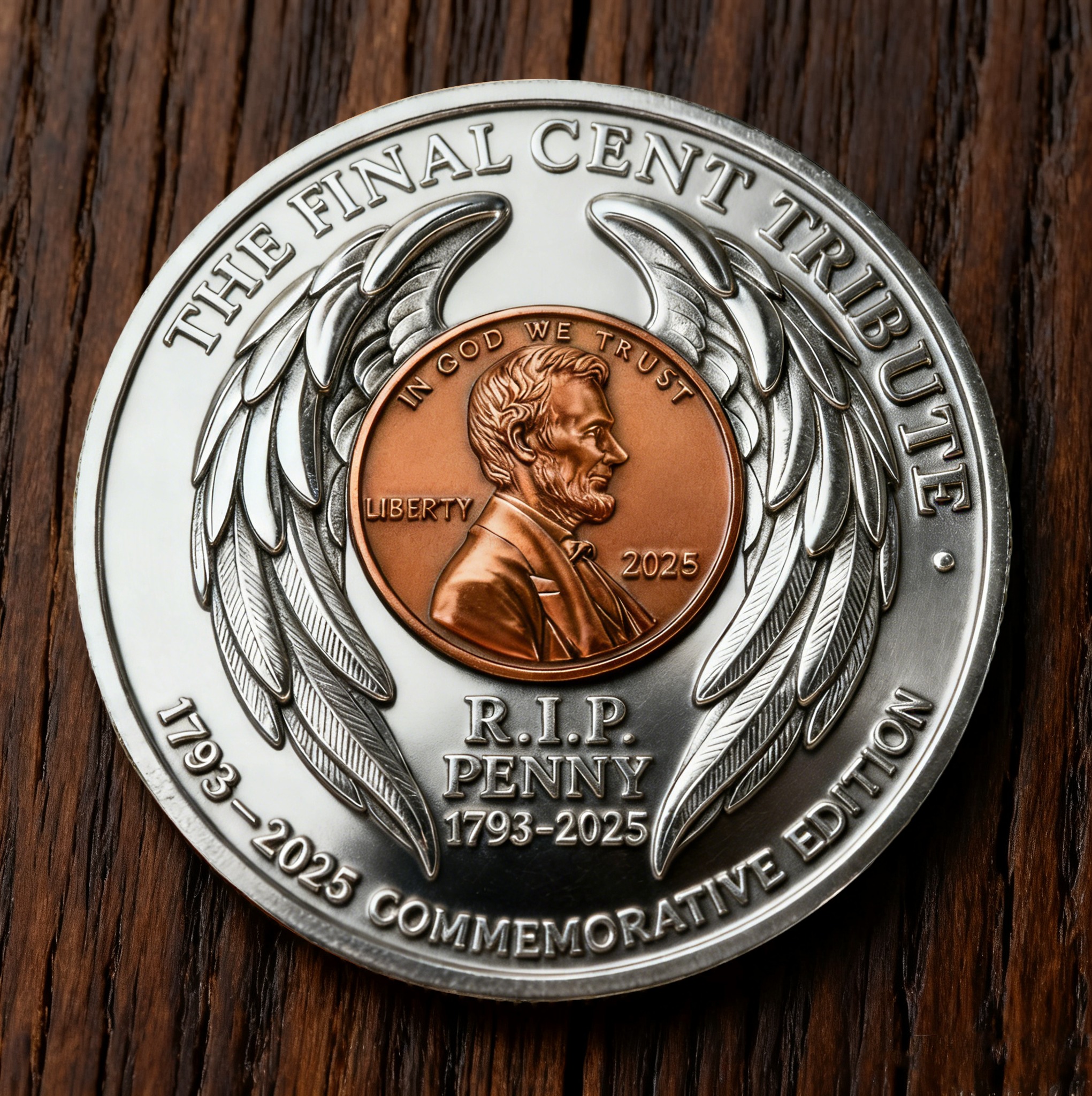 🔥Flash Sale 60% OFF-  Last Cent Standing: Commemorate the End of an Era Commemorative Coin