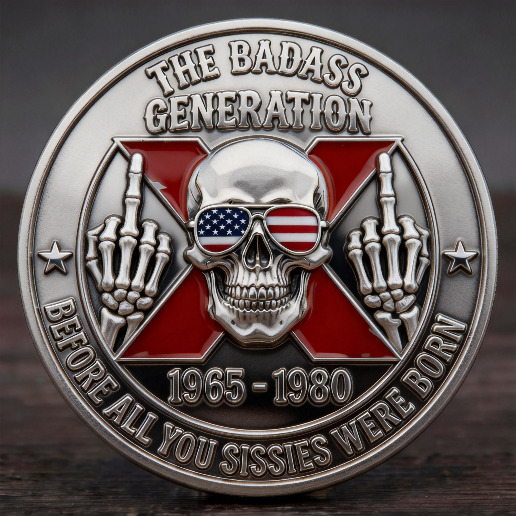 🏆Flash Sale 60% OFF - GEN X Commemorative Coin - The Badass Generation