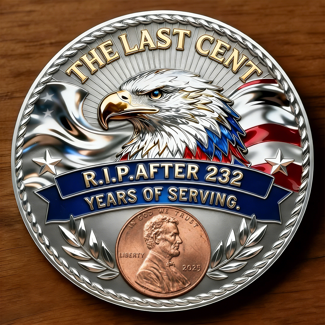 🔥Flash Sale 60% OFF🪙- The Last Cent Commemorative Coin - Smooth version