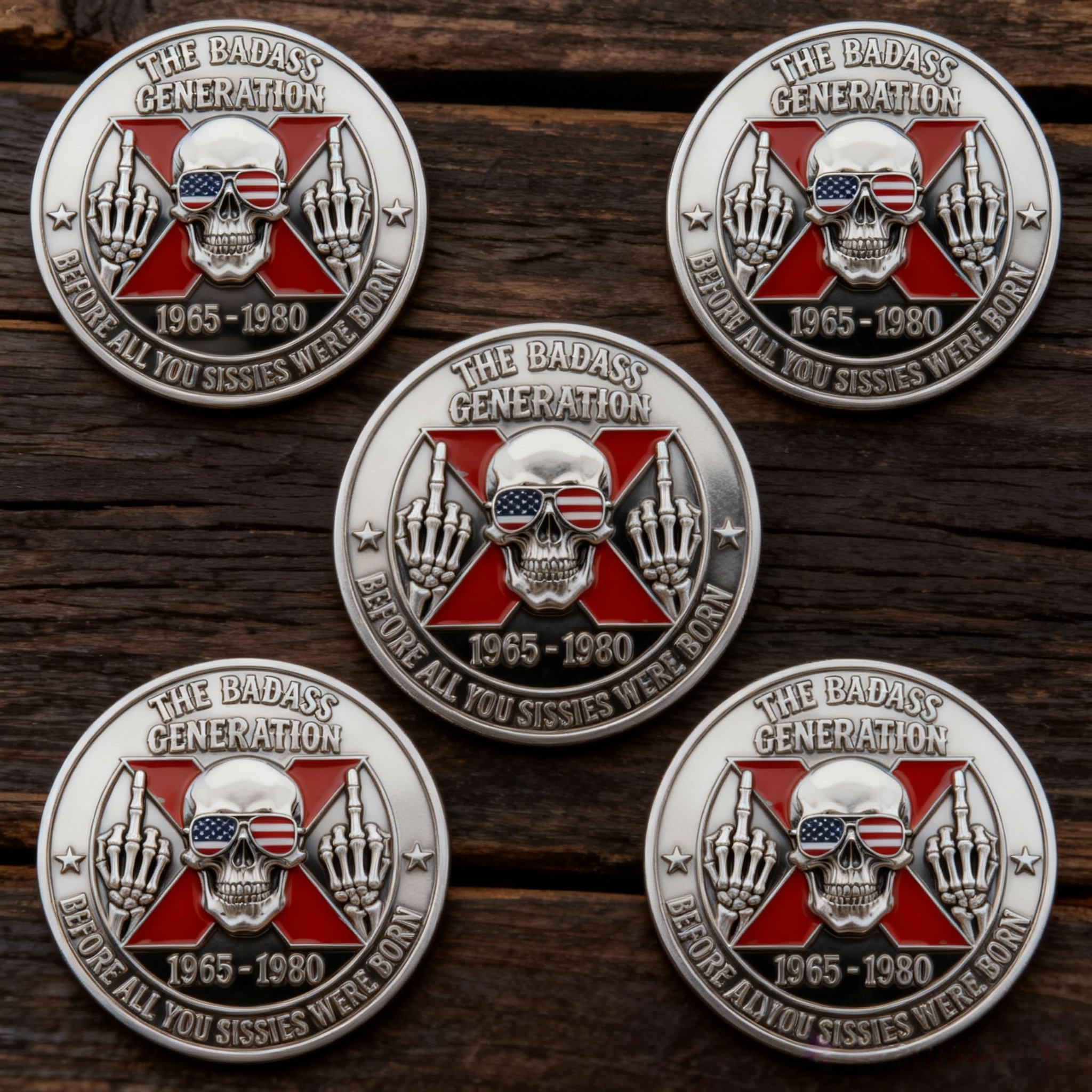 🏆Flash Sale 60% OFF - GEN X Commemorative Coin - The Badass Generation