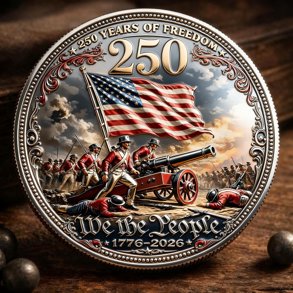 🔥Flash Sale 60% OFF🪙“250 Years of Freedom” – America Semiquincentennial Commemorative Coin (1776–2026) 🇺🇸