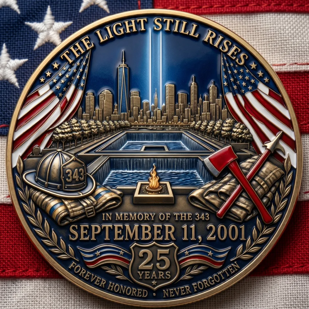 🏆Flash Sale 50% OFF - 343 Never Forget 25th Anniversary Coin