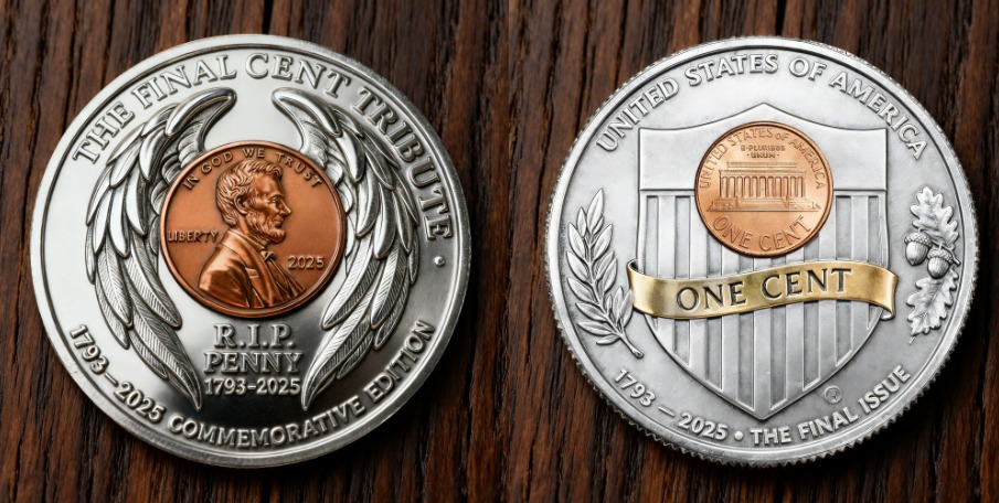 🔥Flash Sale 60% OFF-  Last Cent Standing: Commemorate the End of an Era Commemorative Coin