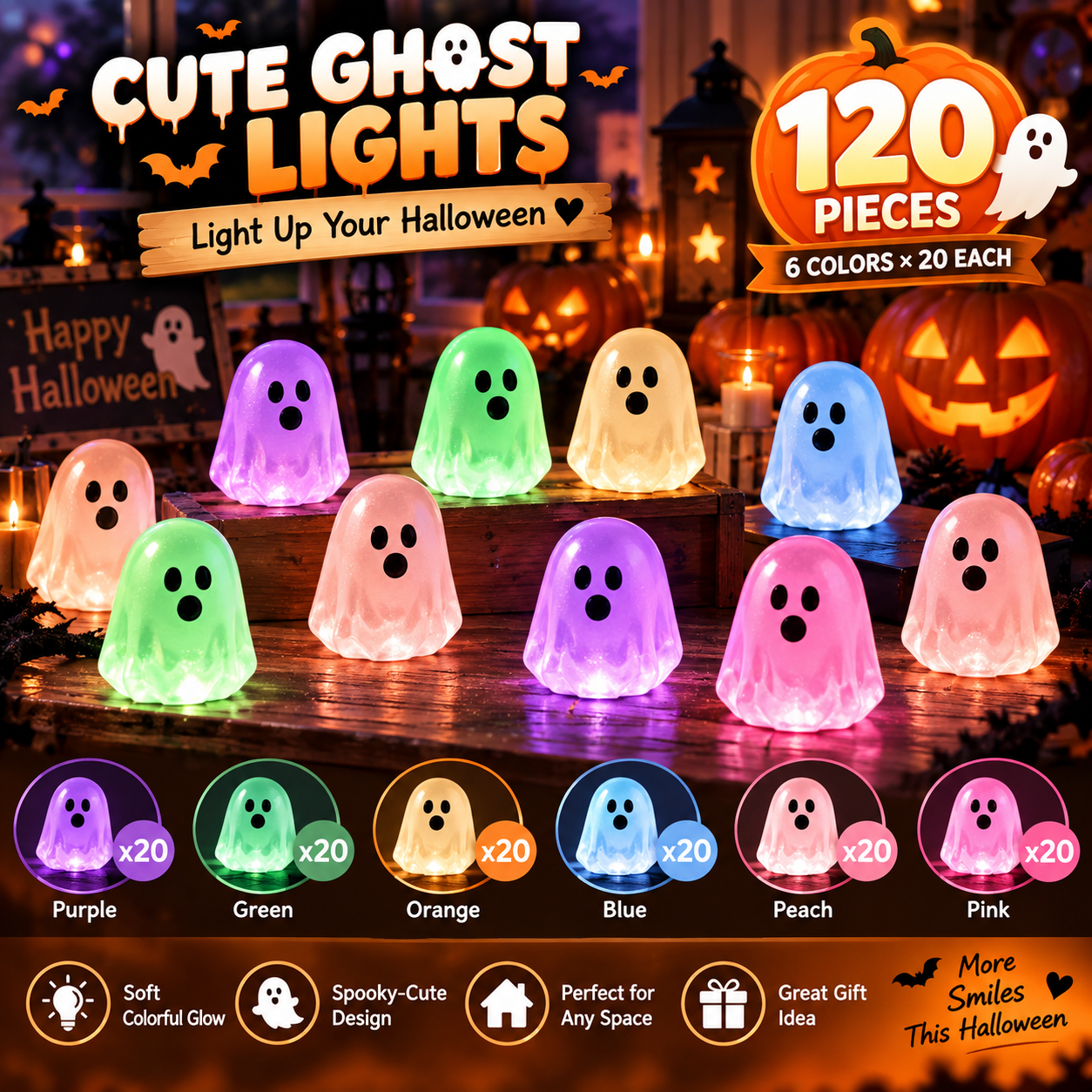 🔥Last day 70% OFF🌟-Glow-in-the-Dark Ghost Figurine