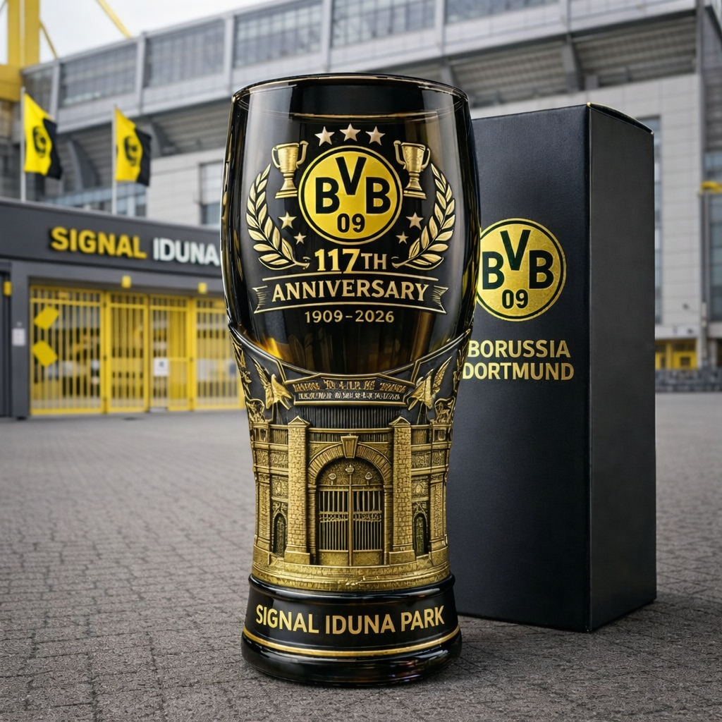 Borussia Dortmund 117th Anniversary Collector Glass(1909-2026)