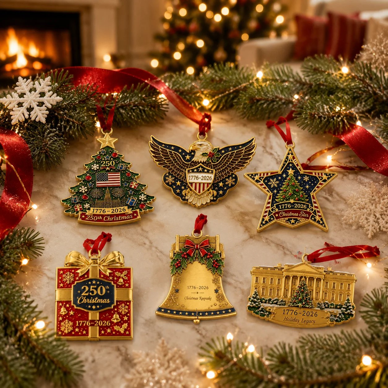 🔥 LAST DAY 70% OFF –🎄 A Perfect Patriotic Christmas Keepsake For A Historic Year