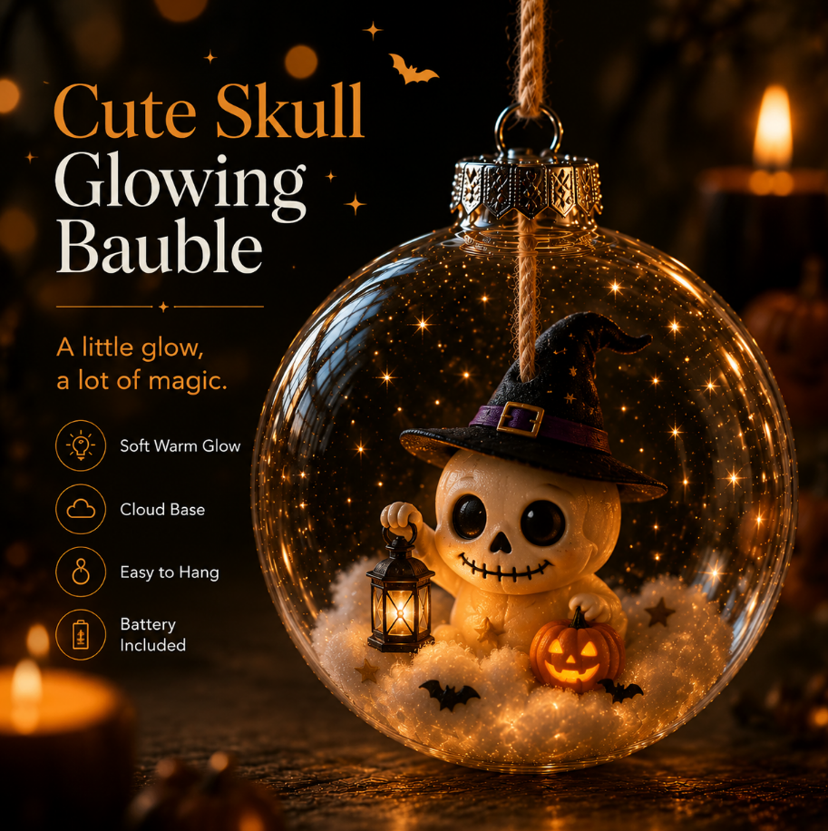 🔥LAST DAY 70% OFF –🎃 Halloween Glowing Mini Ornament Collection – Cat / Witch / Pumpkin / Ghost Lighted Decor
