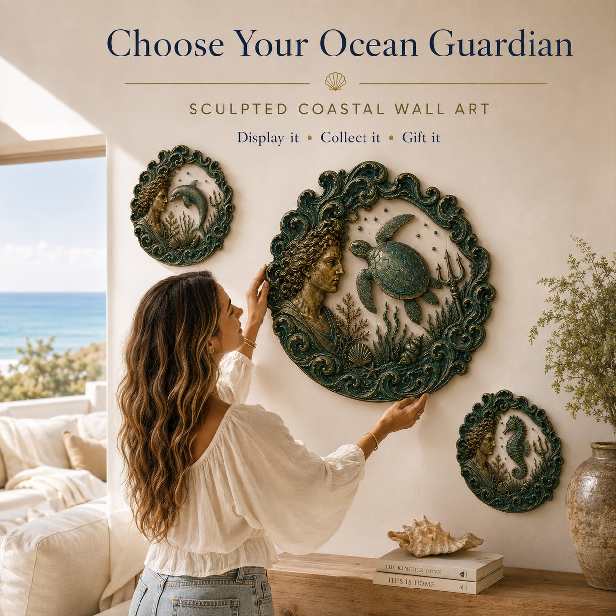 🔥Last 40pcs🎉-🌊 🔱Vintage Ocean Theme Wall Decor Collection  📦39 Free Shipping