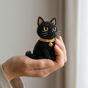 🔥LAST DAY 70% OFF-🐱 Create 4 Adorable Beaded Cats Yourself