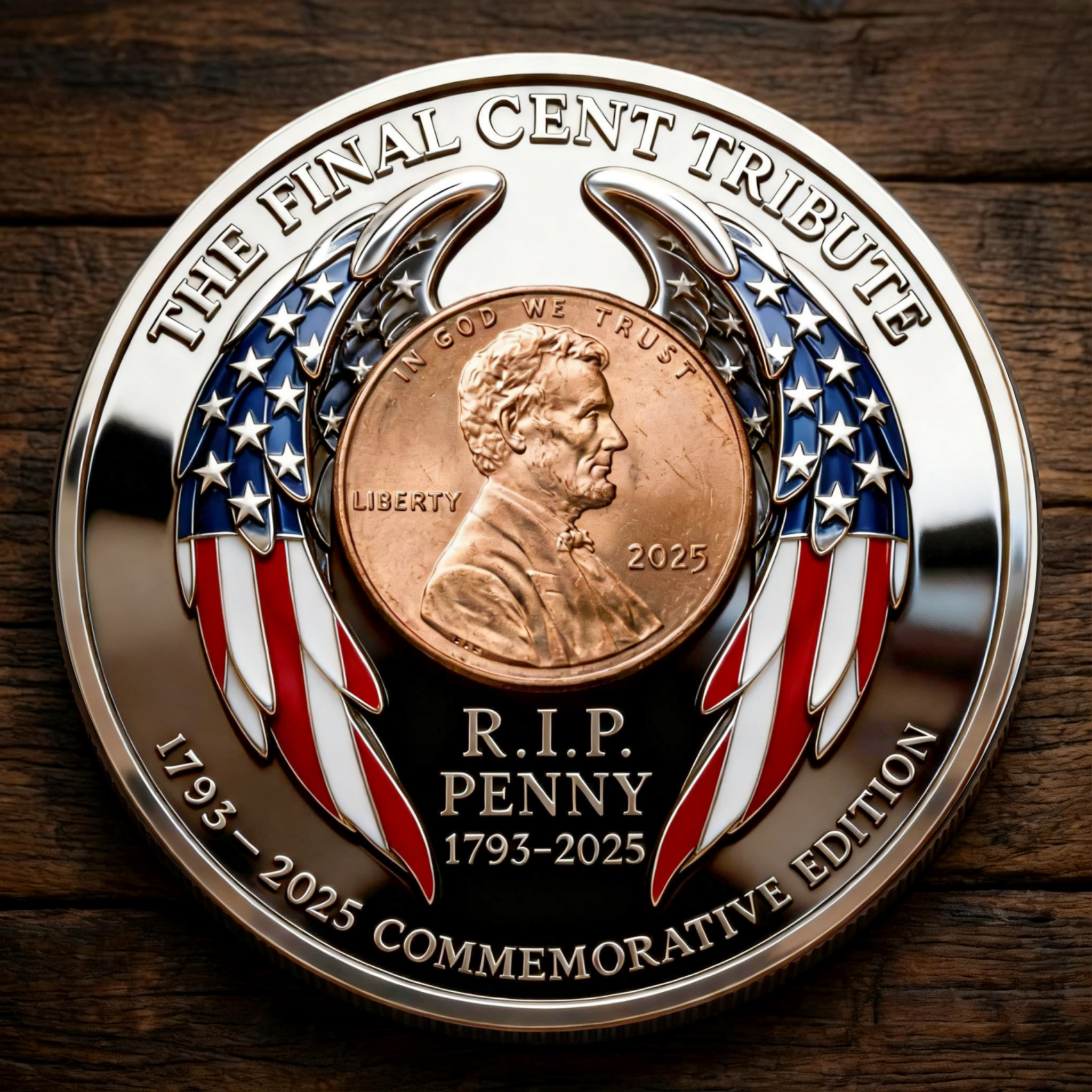 🏆Flash Sale 60% OFF🪙 - The Last Cent Commemorative Coin – Honoring 232 Years of Service