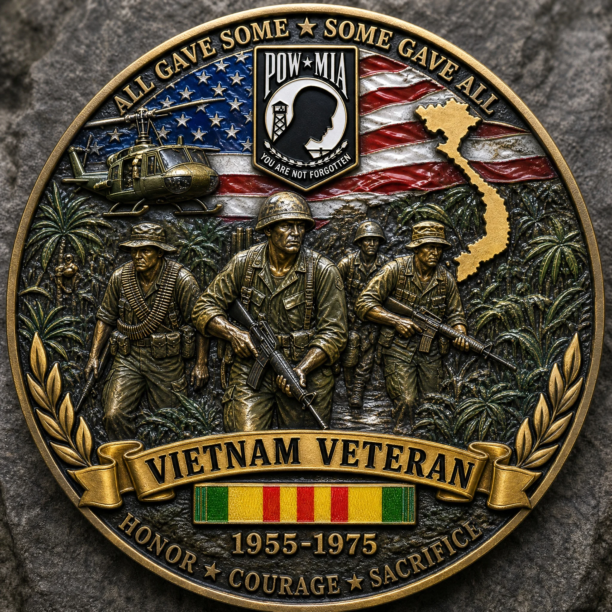 🇺🇸 FLASH SALE: 80% OFF- 🎖️Vietnam Veteran Tribute Commemorative Coin -(1955–1975)