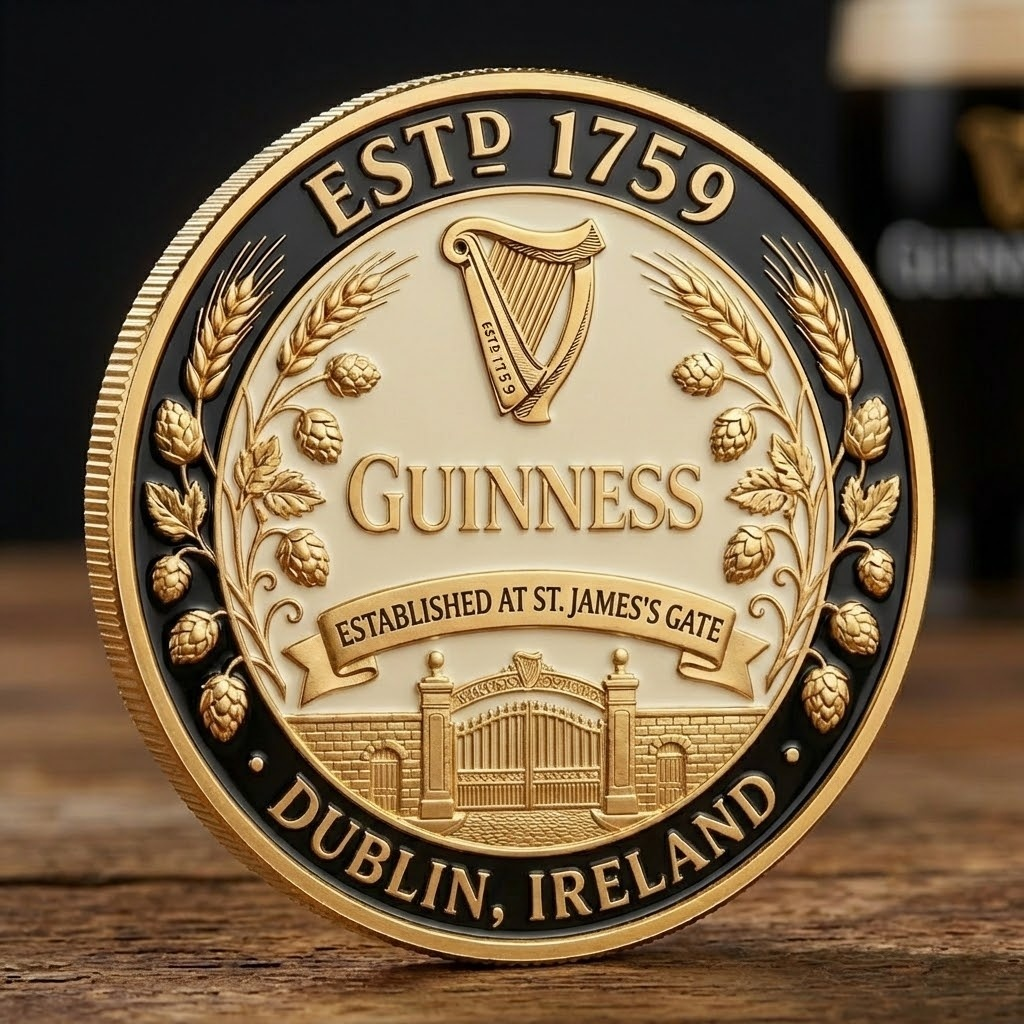 The Guinness ESTD 1759 Heritage Coin