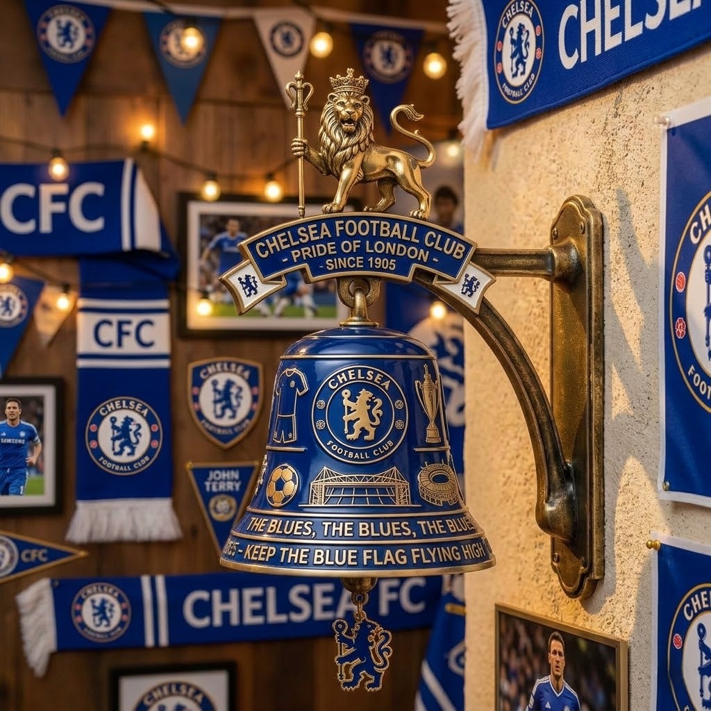 Chelsea F.C. 121st Anniversary Commemorative Wall Bell