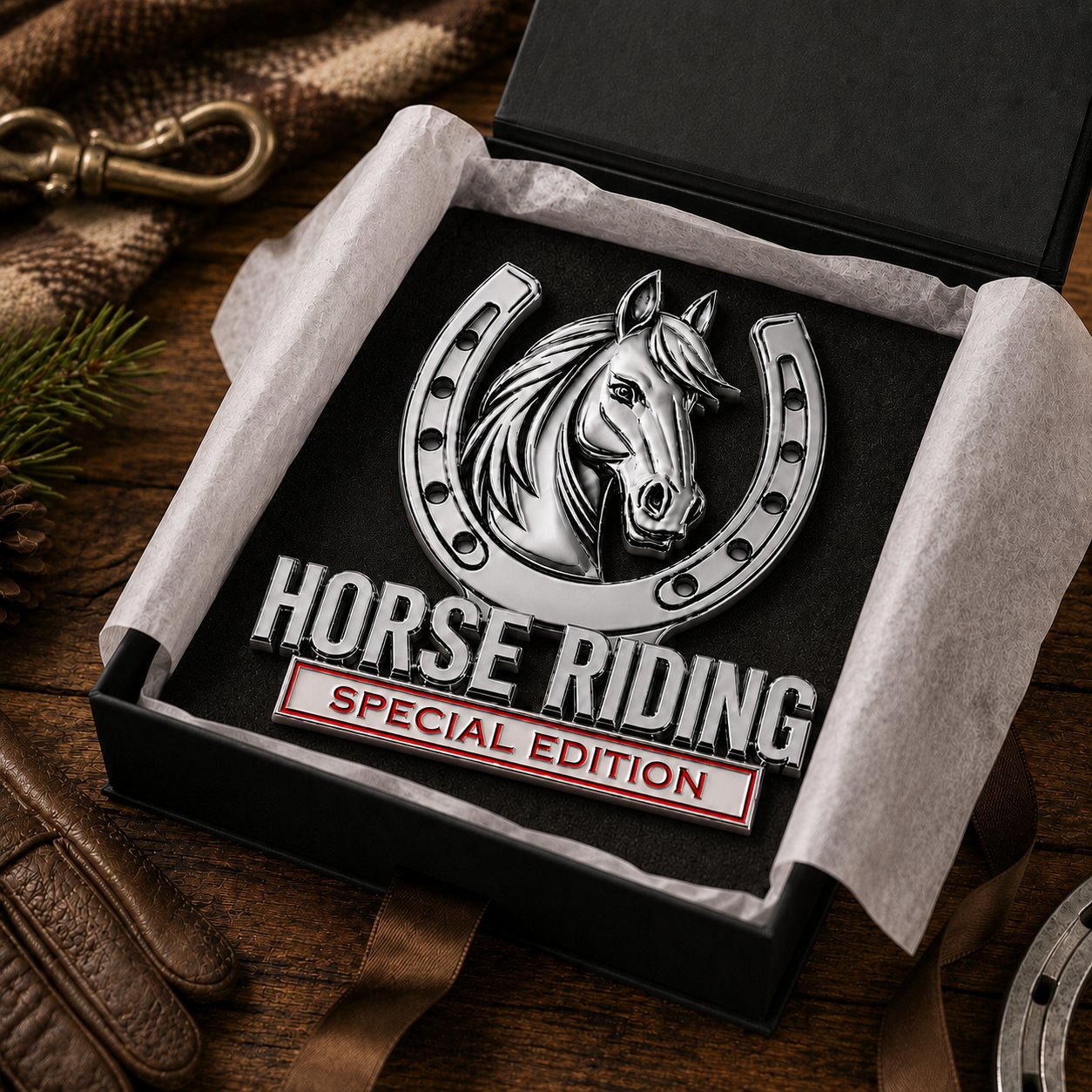 🏆Last Day Promo:70% OFF! 🐎 Equestrian Special Edition™ 3D Chrome Metal Vehicle Emblem
