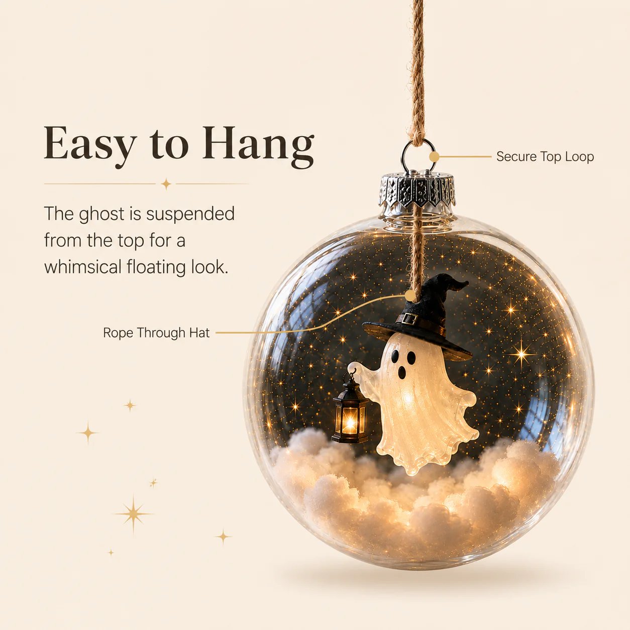 🔥LAST DAY 70% OFF –🎃 Halloween Glowing Mini Ornament Collection – Cat / Witch / Pumpkin / Ghost Lighted Decor