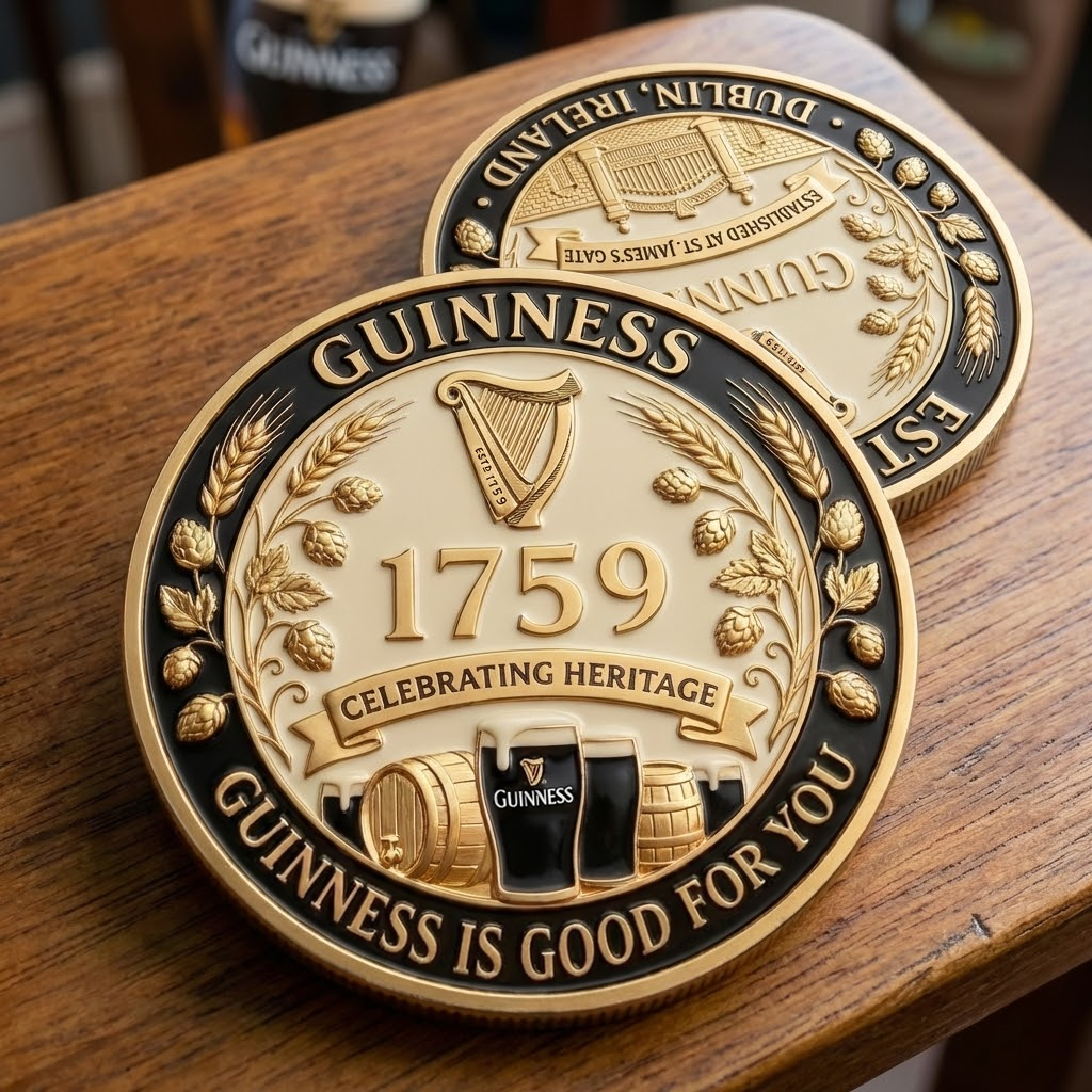 The Guinness ESTD 1759 Heritage Coin