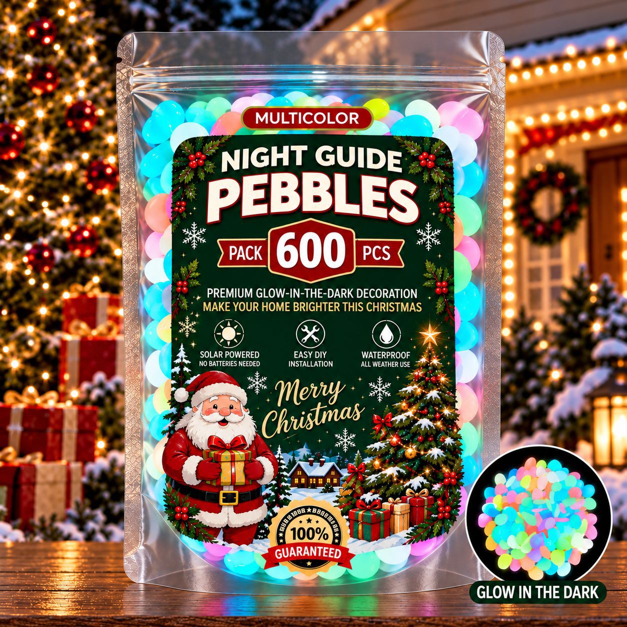 💥LAST DAY SALE 70%OFF💥-🌈Colorful Glow-in-the-Dark Garden Stones