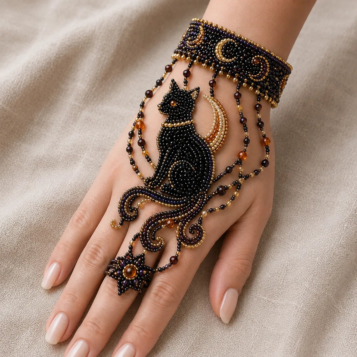 🔥49% OFF – NEW ARRIVAL✨ DIY Beaded Hand Bracelet Kit – Create Your Own Wearable Art🔥Last 4 hours
