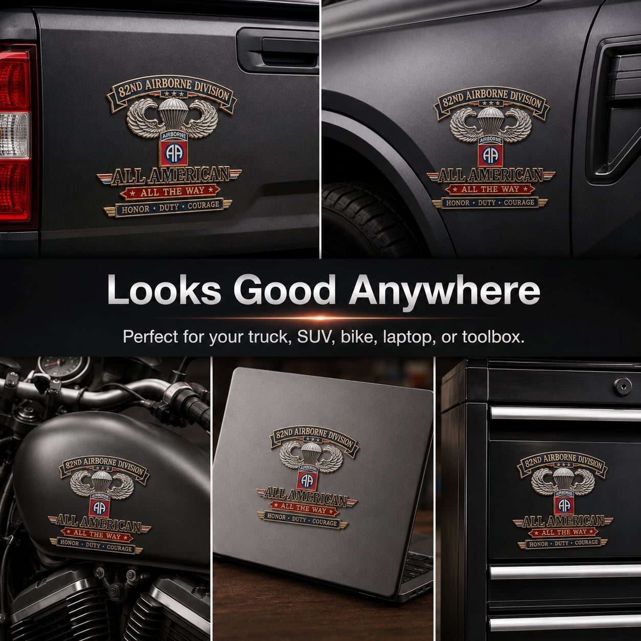 🔥LAST DAY 70% OFF –🪂U.S. Army 82nd Airborne Division Tribute Metal Car Emblem