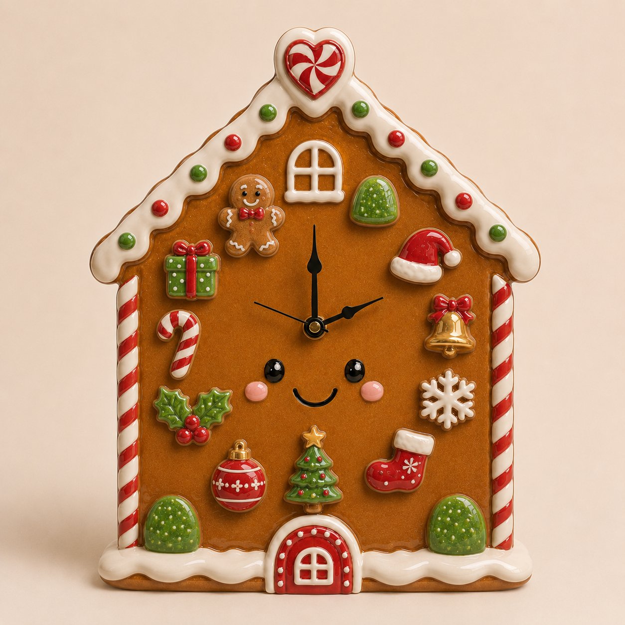 ⏳ Last Day 70% OFF – 🎄Interactive Christmas Holiday Activity Clock | Built-In Clock with 12 Rearrangeable Magnetic Icons for Learning, Creative Play & Festive Family Décor ✨