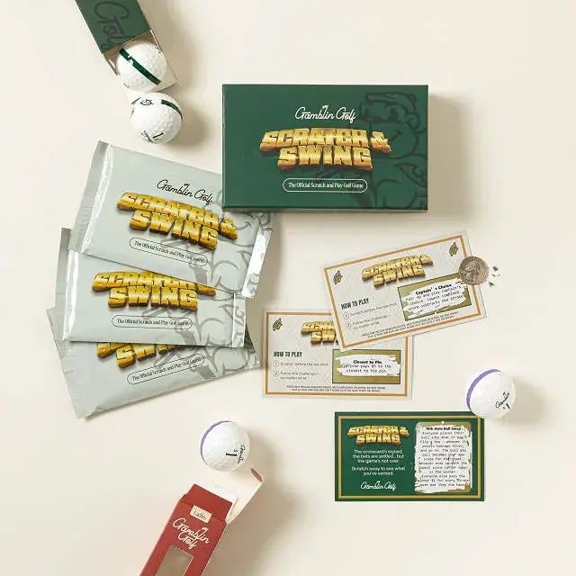 ⛳🏌️‍♂️ Scratch & Swing – The Ultimate Scratch-Off Golf Card Game (3 Decks / 57 Challenges)✨