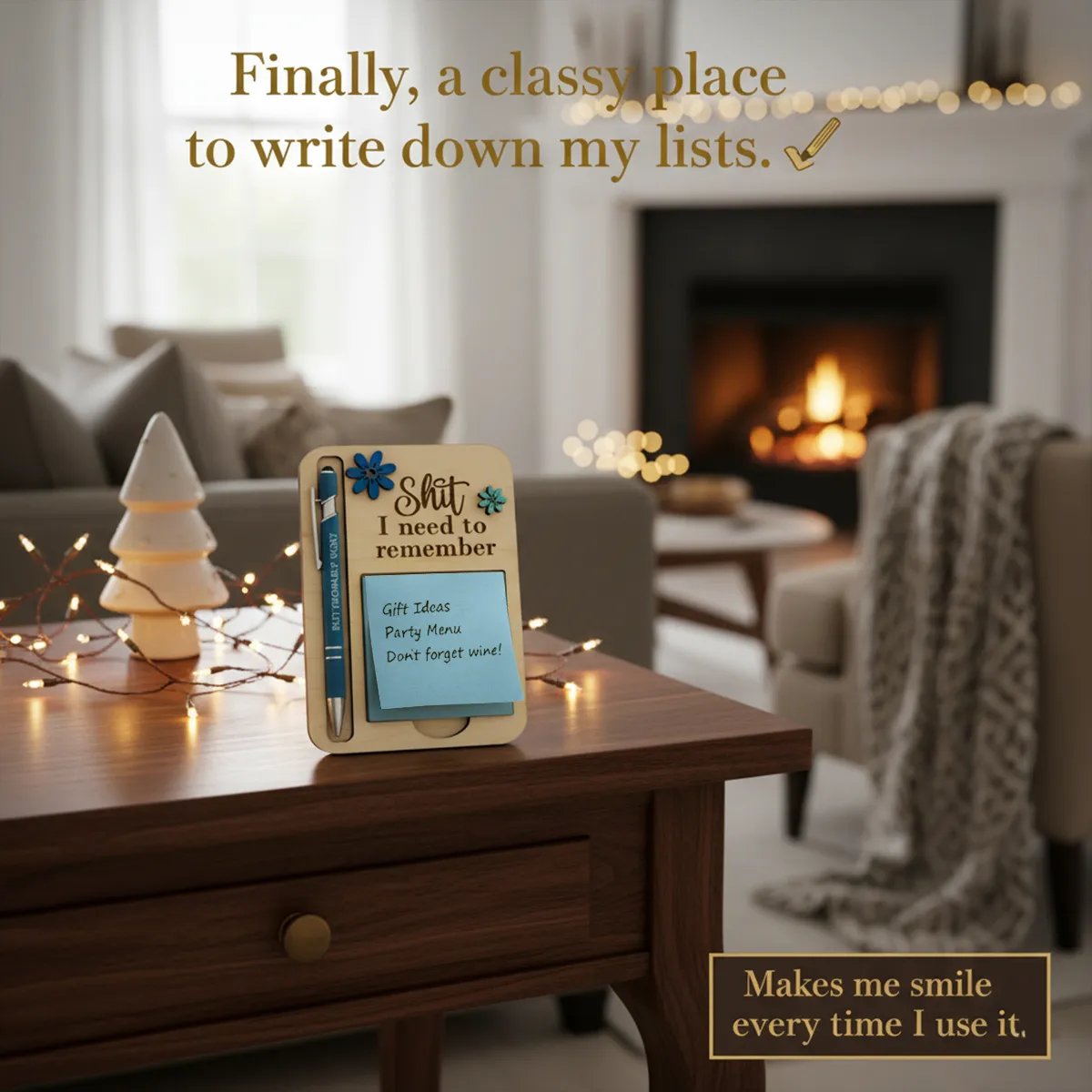 🔥Christmas Hot Sale 49% OFF The "Shit I Need to Remember" Sticky Note Holder