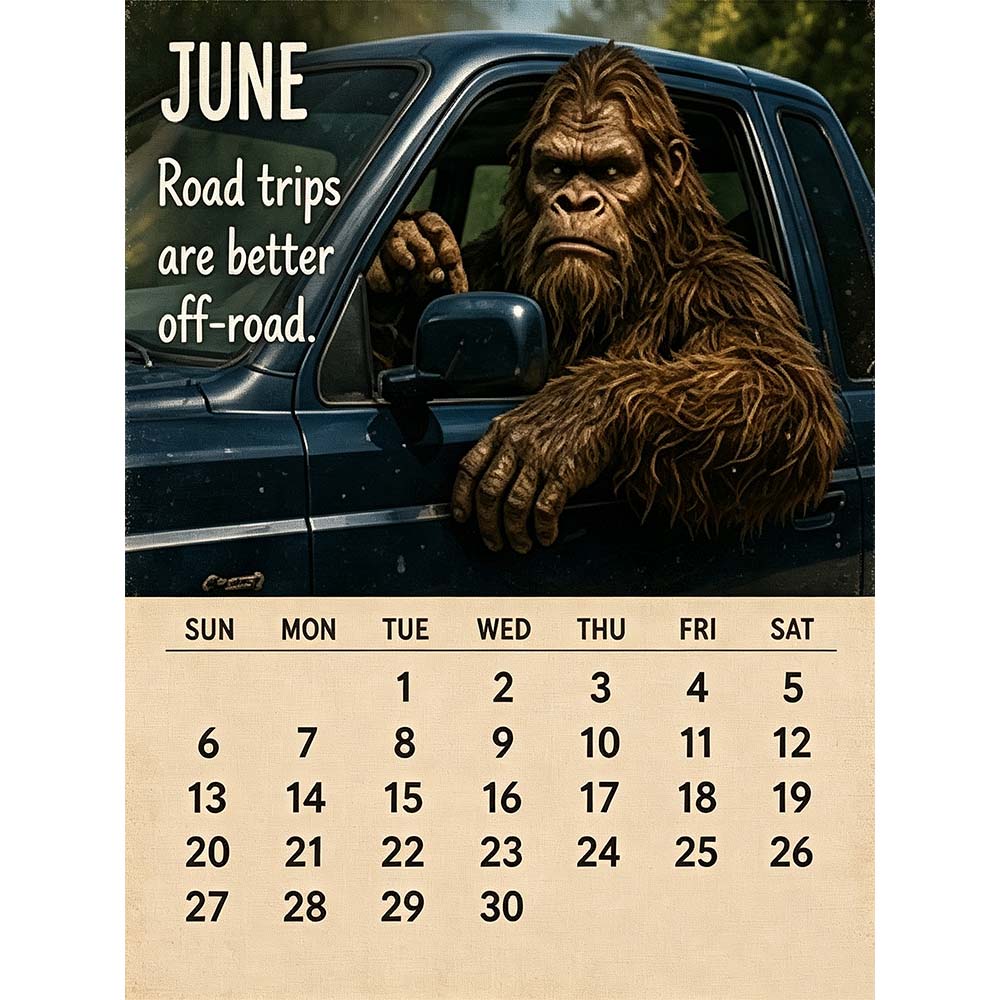🔥LAST DAY 70% OFF –🦶2027 Bigfoot's Daily Life Calendar