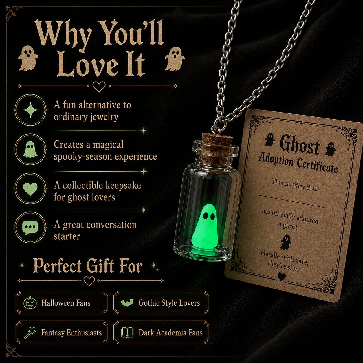 🔥LAST DAY 70% OFF – Geister-Adoptionskette