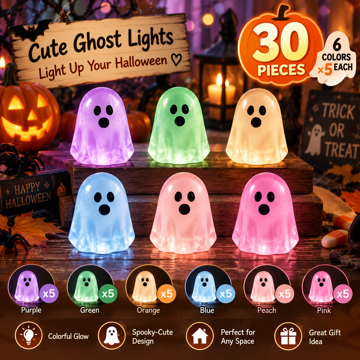 🔥Last day 70% OFF🌟-Glow-in-the-Dark Ghost Figurine
