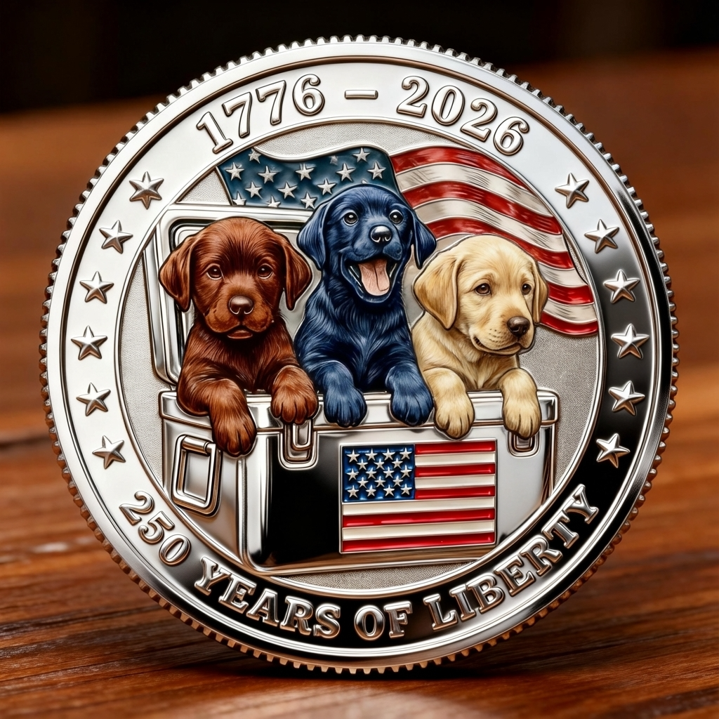 🔥Flash Sale 60% OFF🪙 - 🇺🇸USA 250th Anniversary Commemorative Coin – “Three Colors, One Nation”