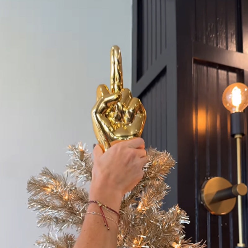 🔥Christmas Hot Sale 70% OFF🎅Christmas Middle Finger Decoration