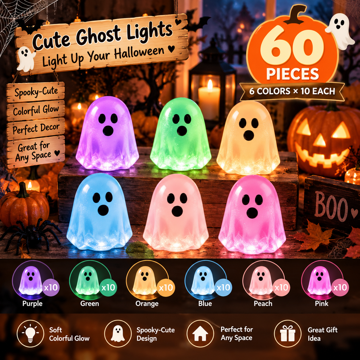 🔥Last day 70% OFF🌟-Glow-in-the-Dark Ghost Figurine