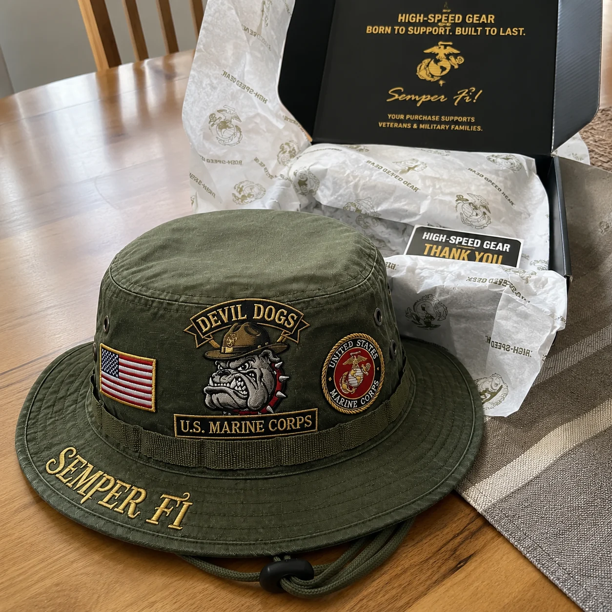 ⚡Last Day Promo: 70% OFF🔥 -🐾U.S. Marine Corps Devil Dogs Tribute Boonie Hat