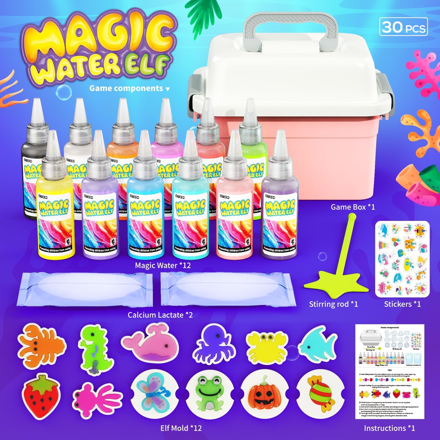 🔥Last 45pcs🎉-🧚♀️ AquaFable™ Magic Water Elf Toy Kit