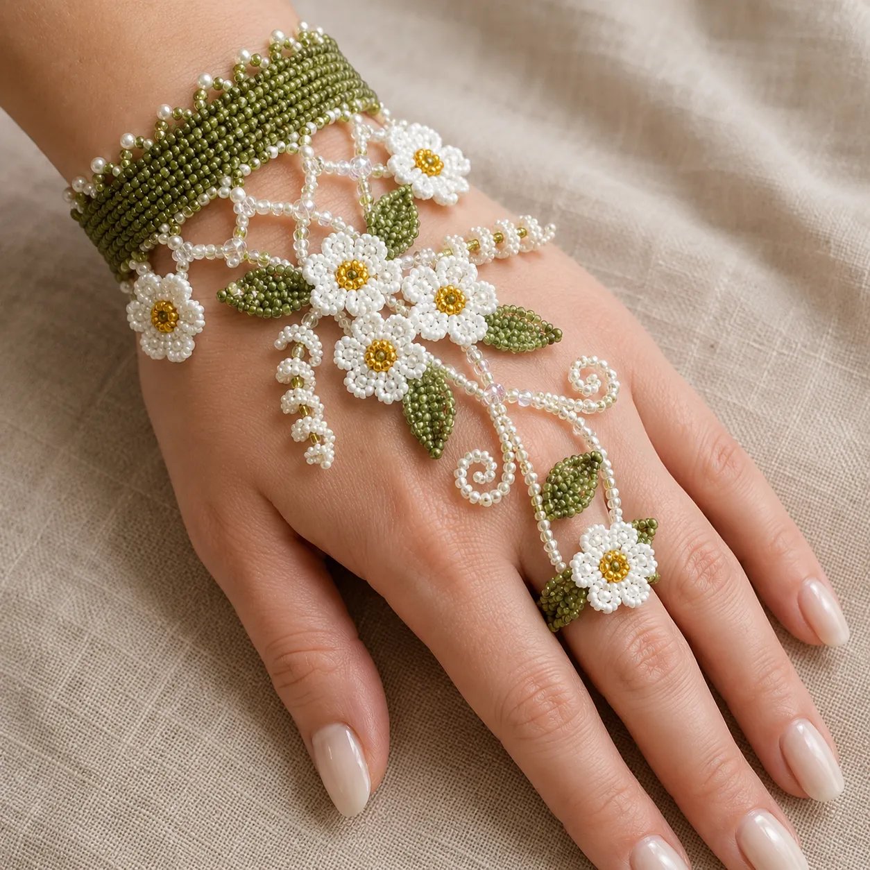 🔥49% OFF – NEW ARRIVAL✨ DIY Beaded Hand Bracelet Kit – Create Your Own Wearable Art🔥Last 4 hours