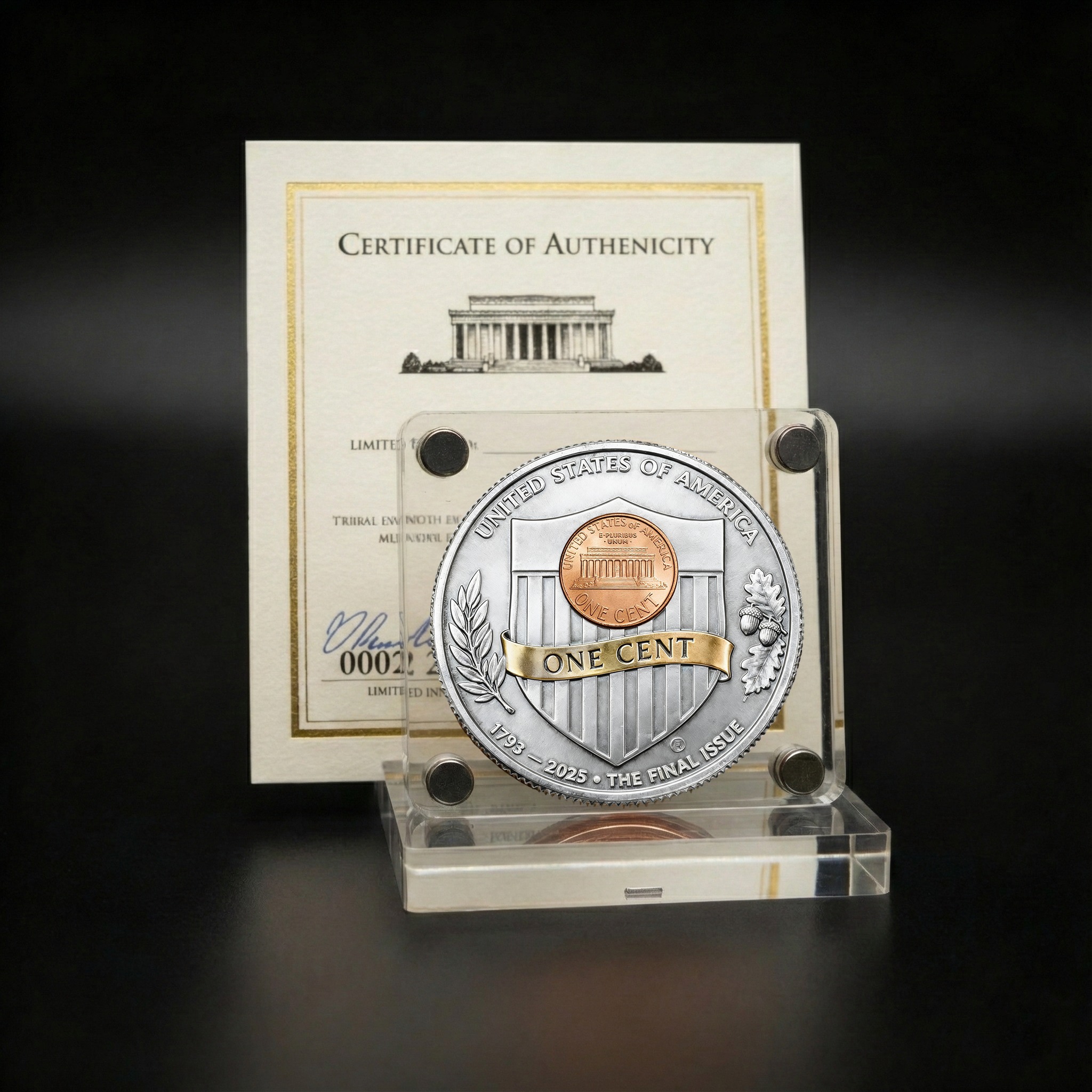 🔥Flash Sale 60% OFF-  Last Cent Standing: Commemorate the End of an Era Commemorative Coin