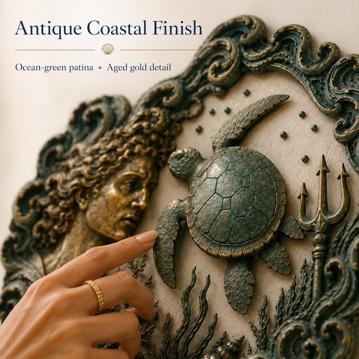 🔥Last 40pcs🎉-🌊 🔱Vintage Ocean Theme Wall Decor Collection  📦39 Free Shipping