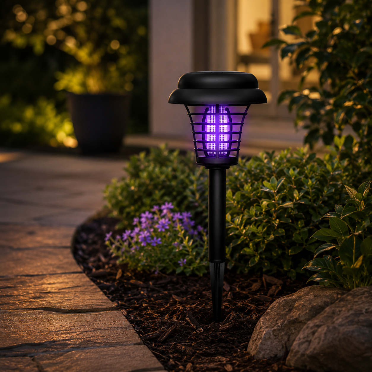 🔥LAST DAY 50% OFF ✨Solar Mosquito Zapper – Outdoor Bug Killer
